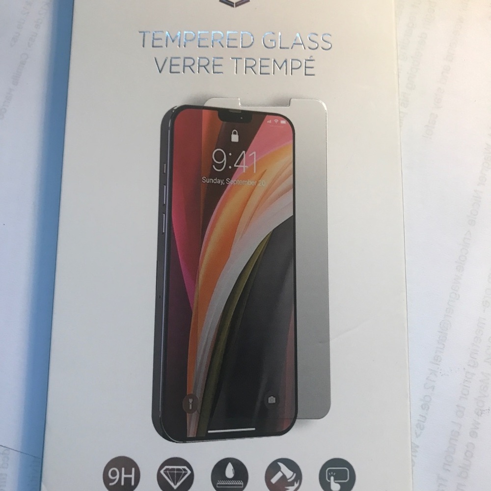 Tempered glass, verre trempe for iphone 12-12pro